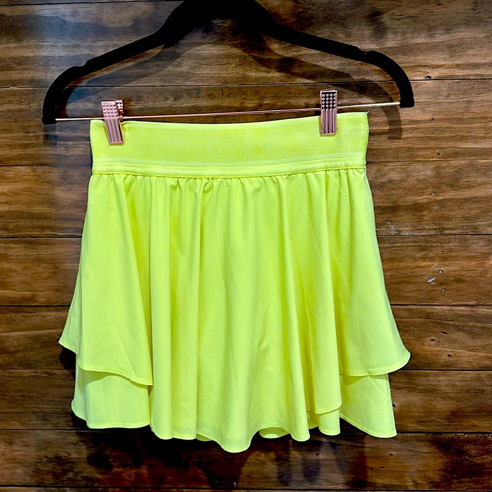 Lululemon Bright Yellow Skirt